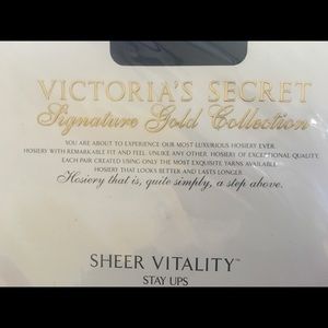 Victoria’s Secret Thigh High Stockings in Black